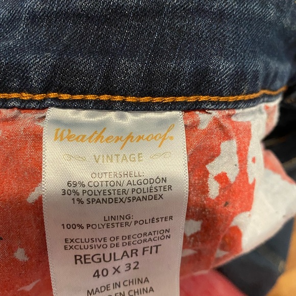 Men’s fleece-lined jeans - Picture 4 of 5